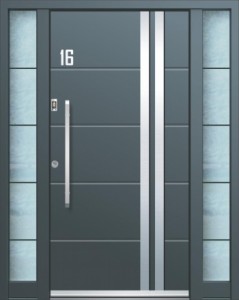 Moderne Eingangstüren Aluminium
